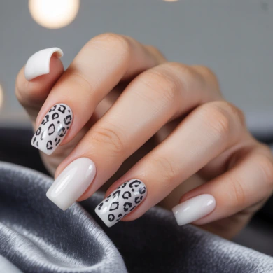 Leopard nails