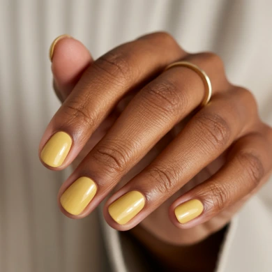 light nail shades for brown skin