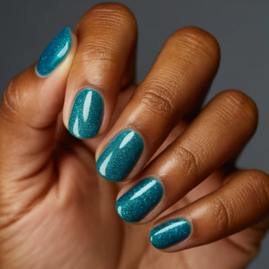 glitter nail ideas for dark skin