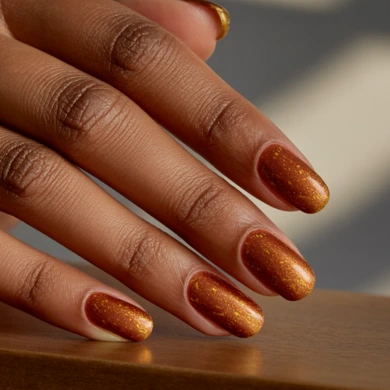 festive nail colors for dark skin