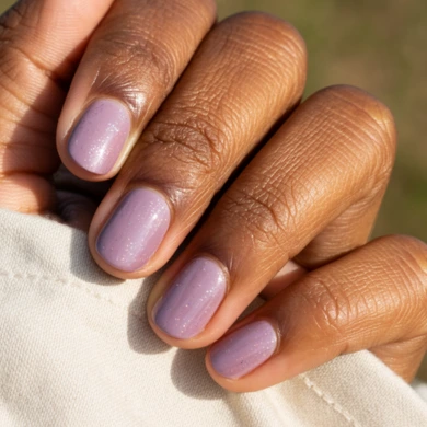 dreamy shimmer nail colors for black skin