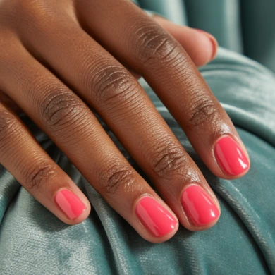 Cute neon nail color ideas for dark skin tones