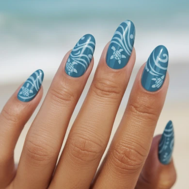 Hawaii nail ideas