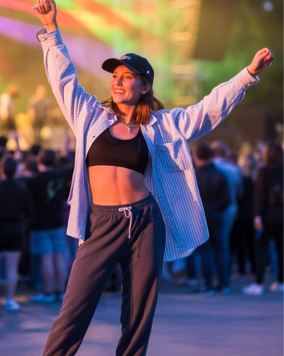 Comfortable outfits ideas for concert 