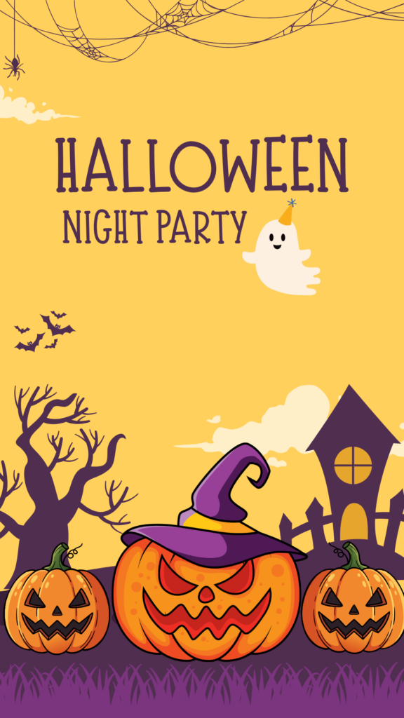 Halloween party night wallpapers.