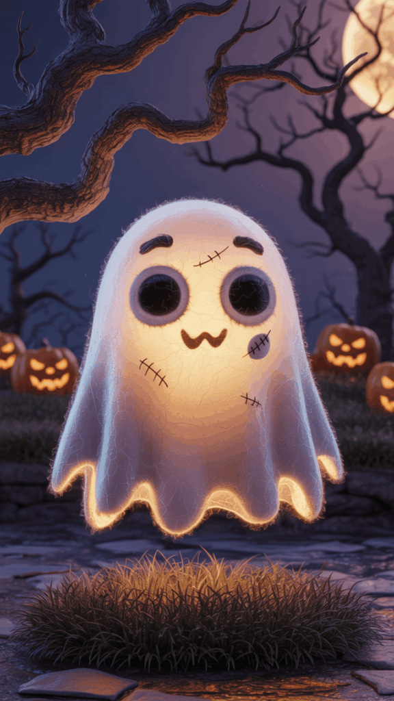Ghost Halloween wallpaper for mobile