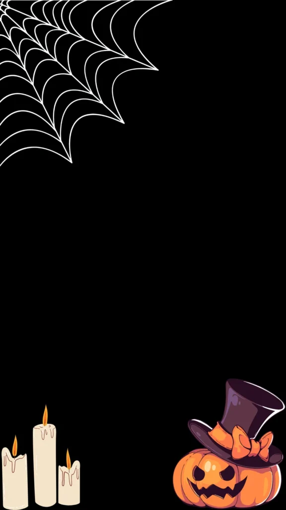 Black Halloween wallpapers for phone.
