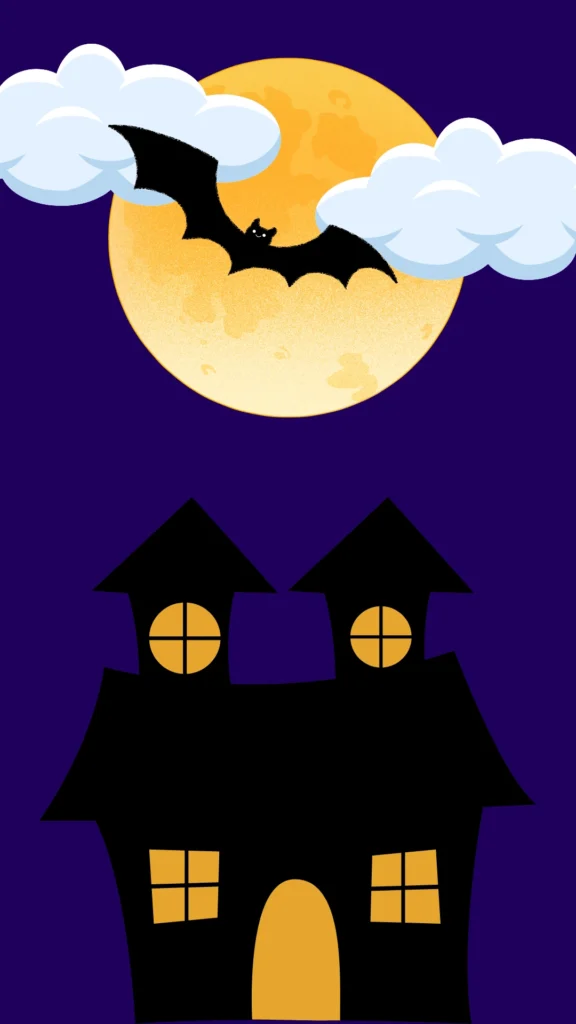 haunted house Halloween wallpaper