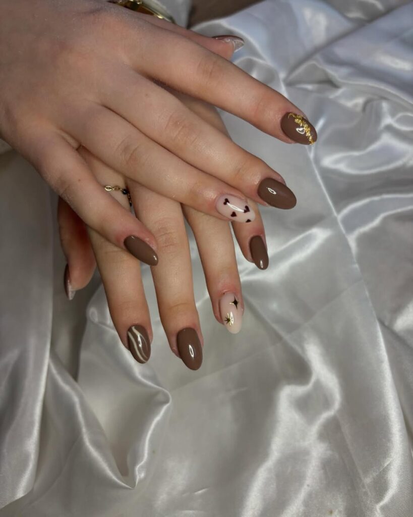 sweet brown nails.