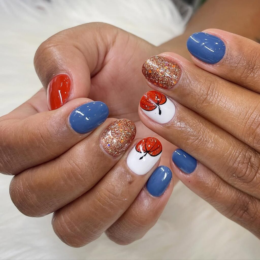 Unique fall nails