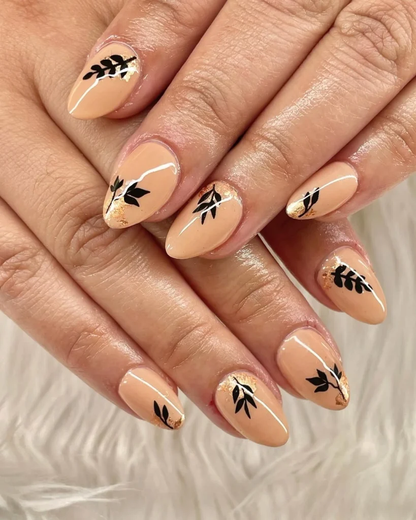 neutral fall nails