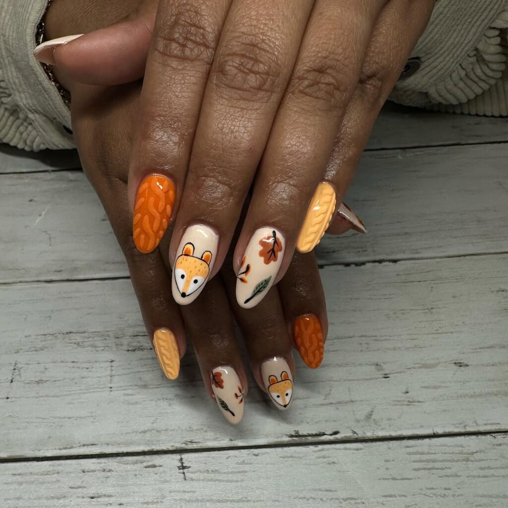 fox fall nails