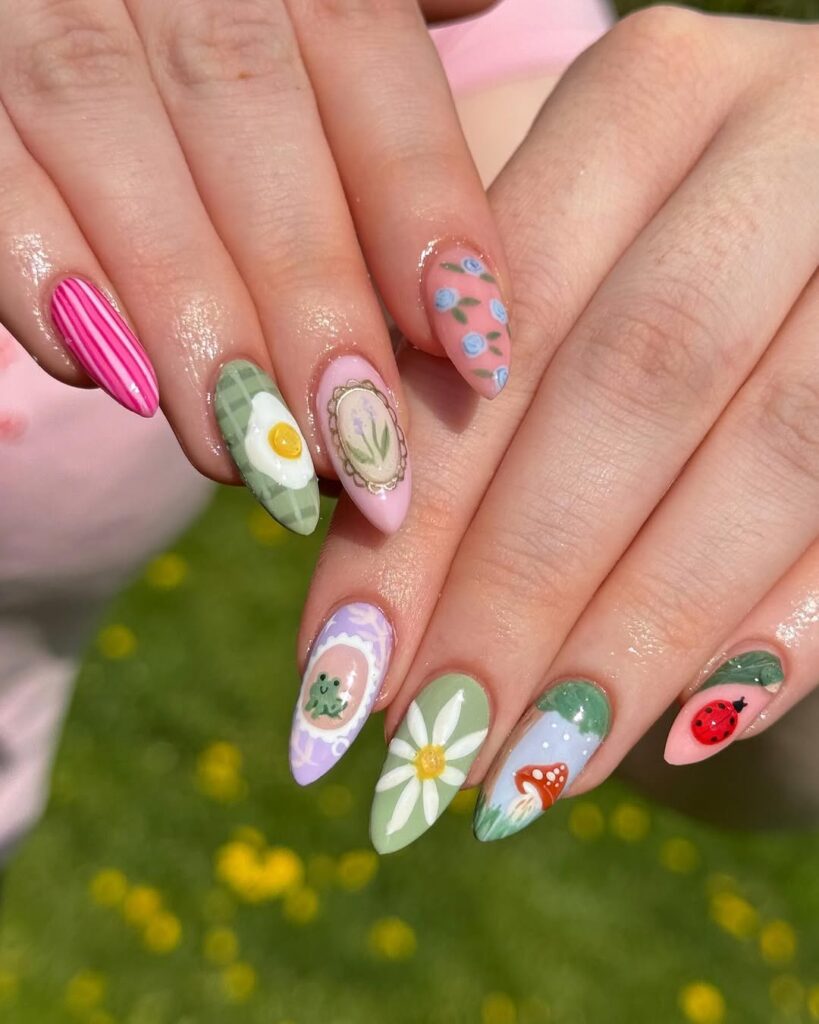 mix and match nails