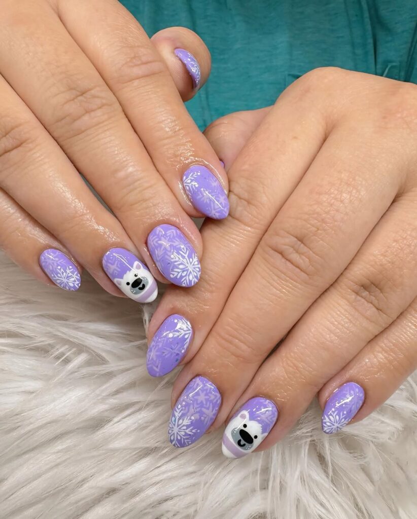 Polar bear nails.