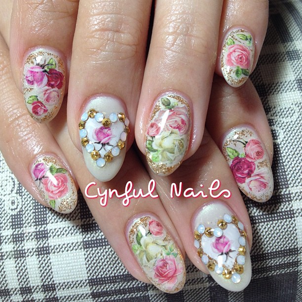 Victorian style nails.