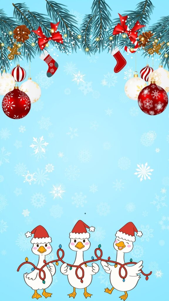 Christmas party wallpaper.