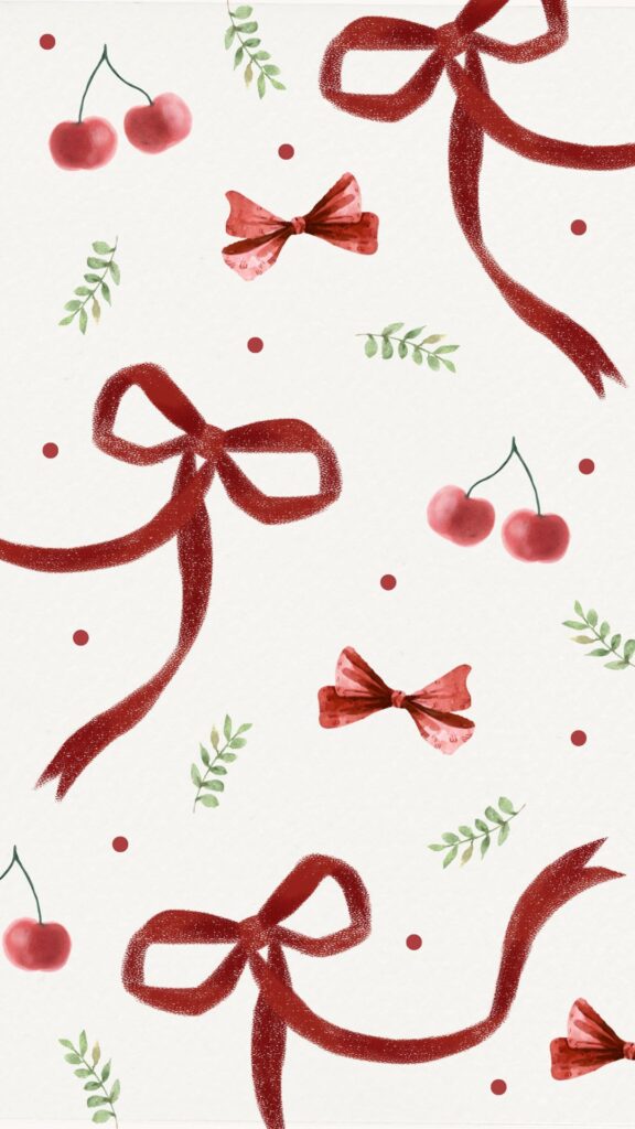 bow tie Christmas phone wallpapers.
