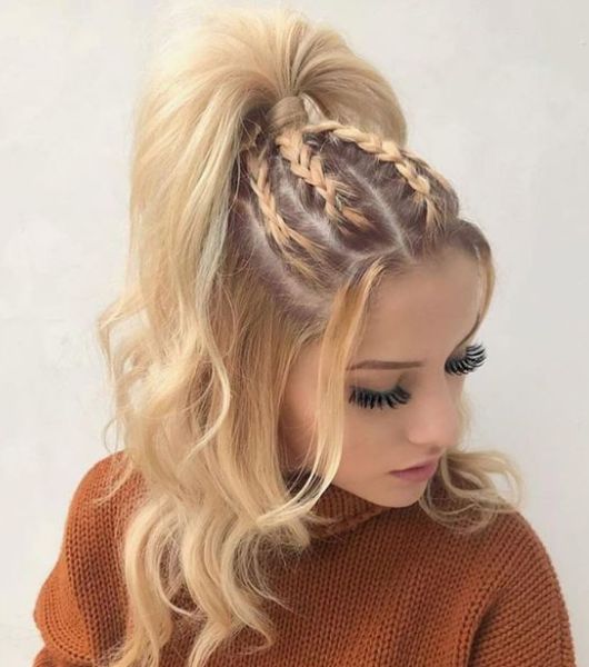 winter hair braid