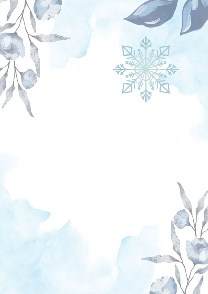 floral winter phone wallpaper.