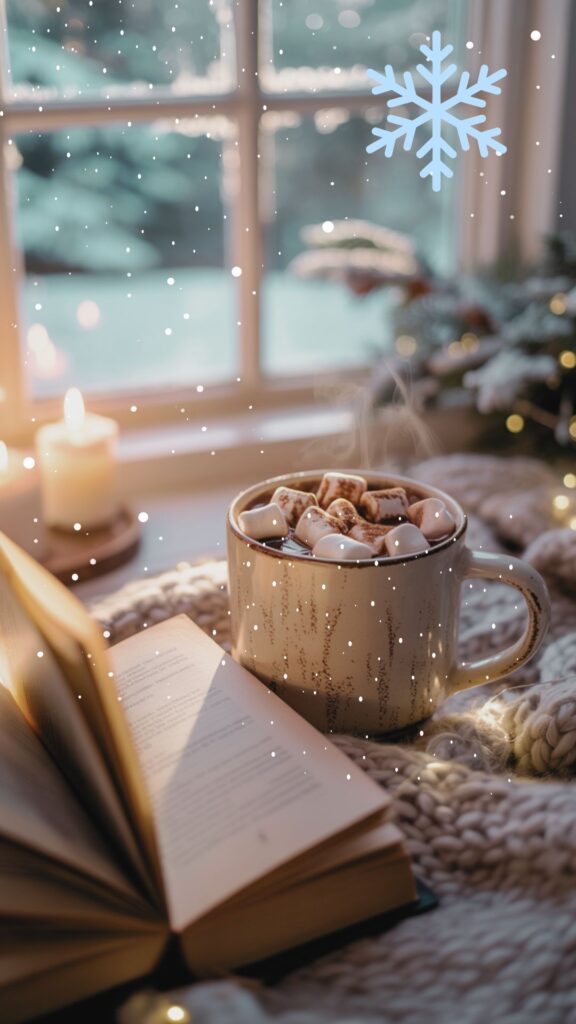 Cozy winter phone wallpapers.