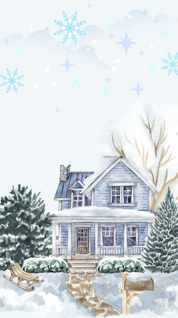 aesthetic winter wallpaper.