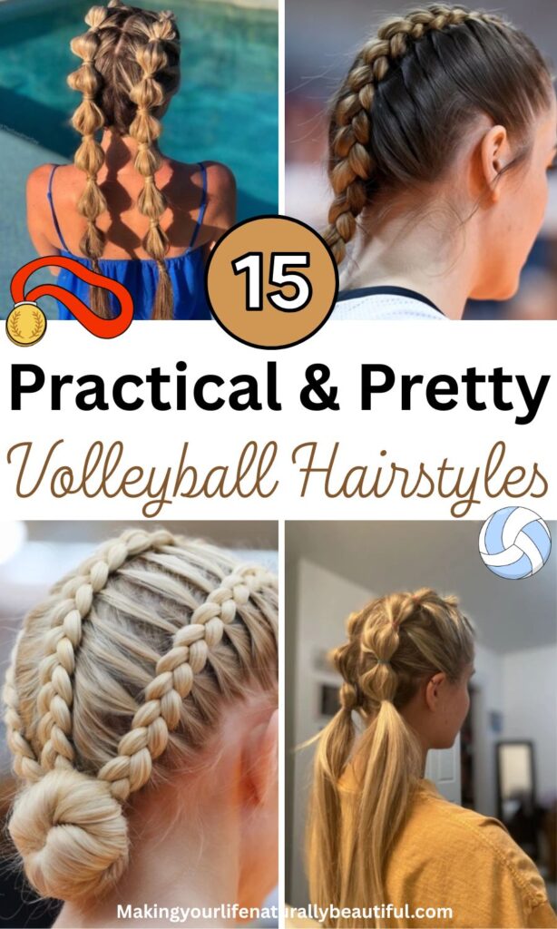 Easy Volleyball hairstyle ideas