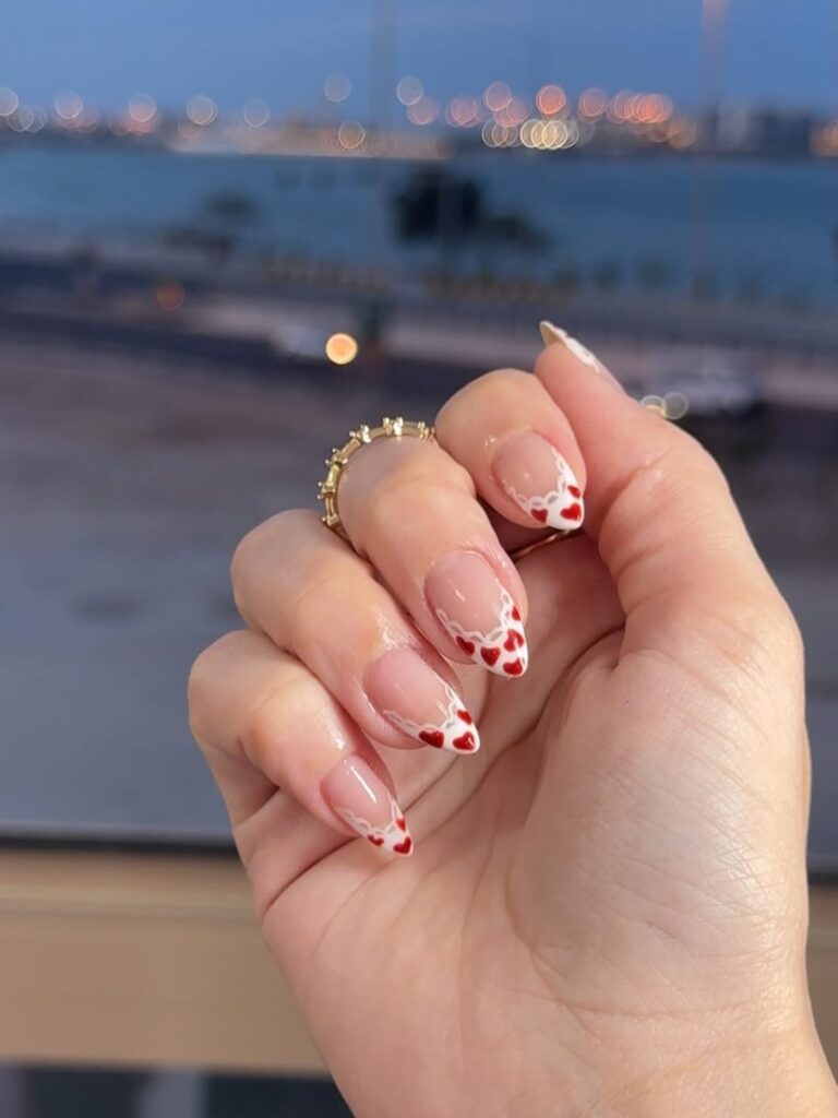 Easy lace nails.