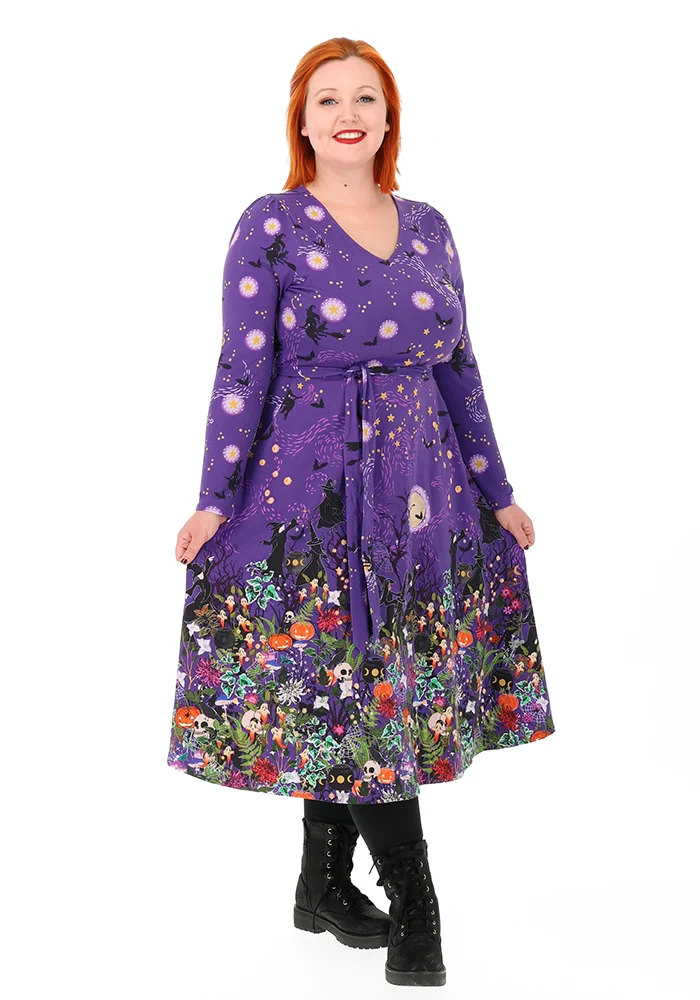 Halloween printed dress